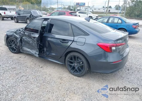 2022 Honda Civic Sport z USA, uszkodzony, nr VIN 2HGFE2F58NH587501